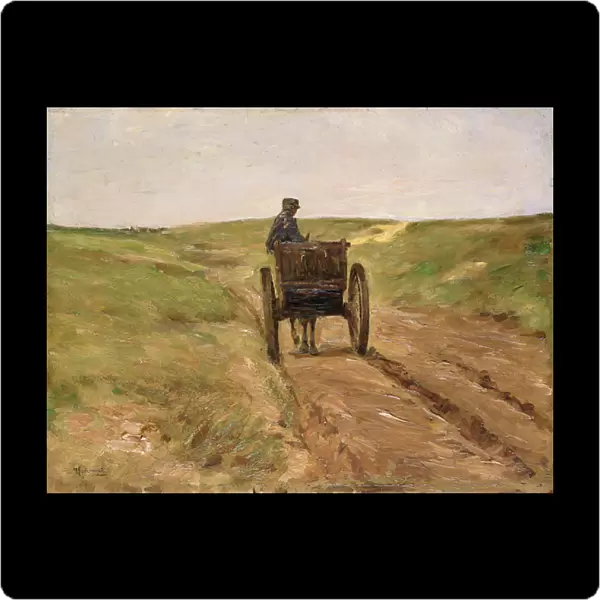 Cart in Katwijk, 1889 (oil on canvas)