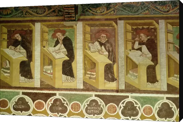 Four Dominican Monks at their Desks, from the cycle of