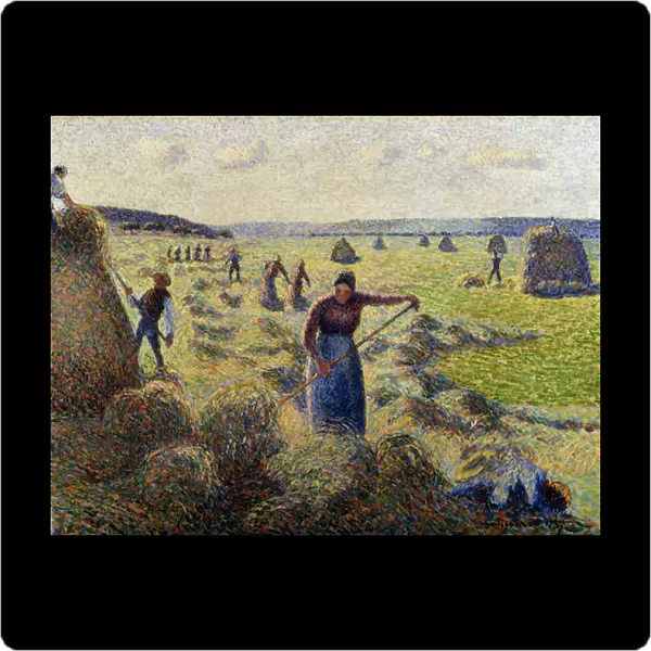 Harvesting Hay, Eragny; La Recolte des Foins, Eragny, c. 1887 (oil on canvas)
