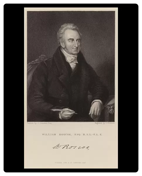 Portrait of William Roscoe (engraving)