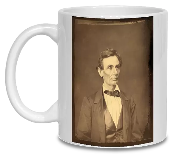 Portrait of Lincoln as a Presidential Candidate, 1860 (albumen print)