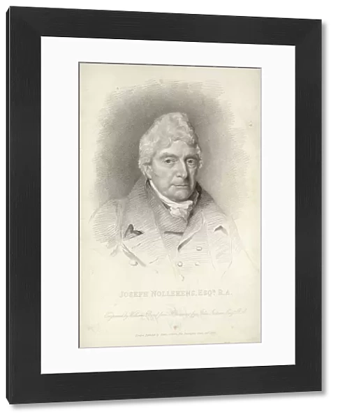 Joseph Nollekens, English sculptor. Engraving by William Bond (engraving)