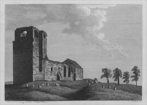 Church of Skryne, County Meath, Ireland (engraving)