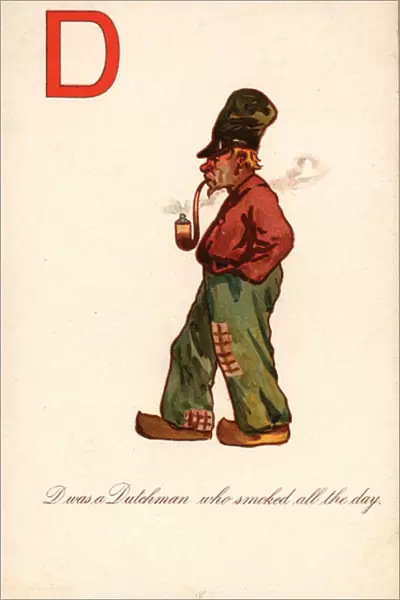D, Dutchman (colour litho)