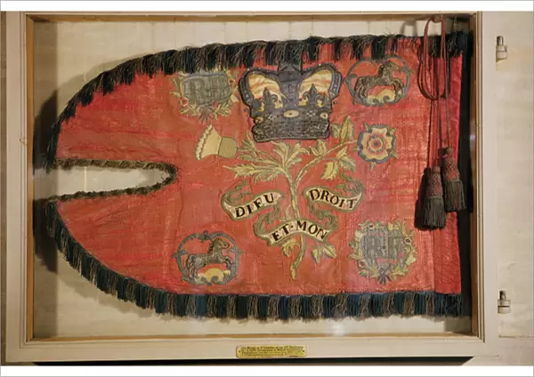 Guidon of the Marquis of Granbys 21st Light Dragoons, c. 1760 (silk)