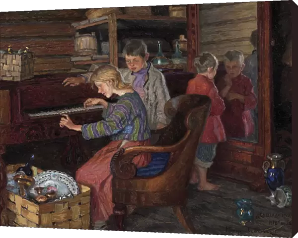 The Socialization par Bogdanov-Belsky, Nikolai Petrovich (1868-1945)