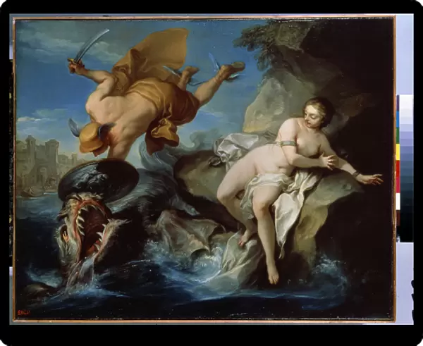 Perseus and Andromeda (oil on canvas)