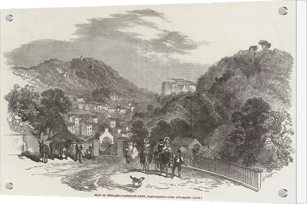 Spas of England, Matlock-Bath, Derbyshire (engraving)