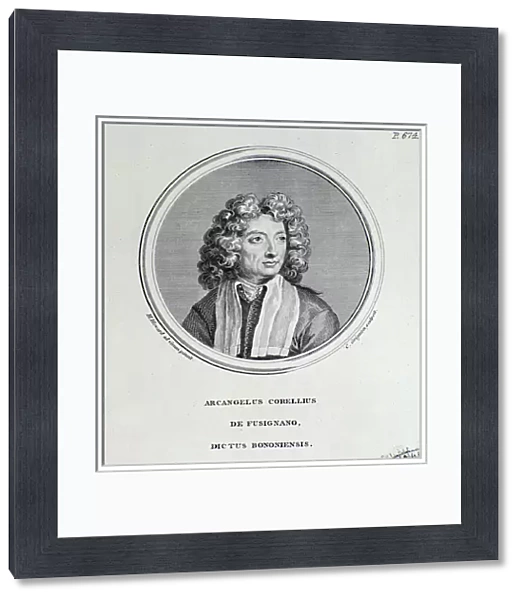 Portrait of Arcangelo Corelli (engraving)
