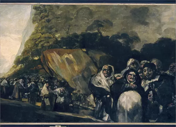 The pelerinage has the source San Isidro Painting by Francisco de Goya (1746-1828