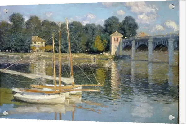 The Argenteuil Bridge (Oil on canvas, 1874)