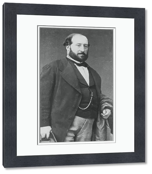 Portrait of Emile Augier (b  /  w photo)