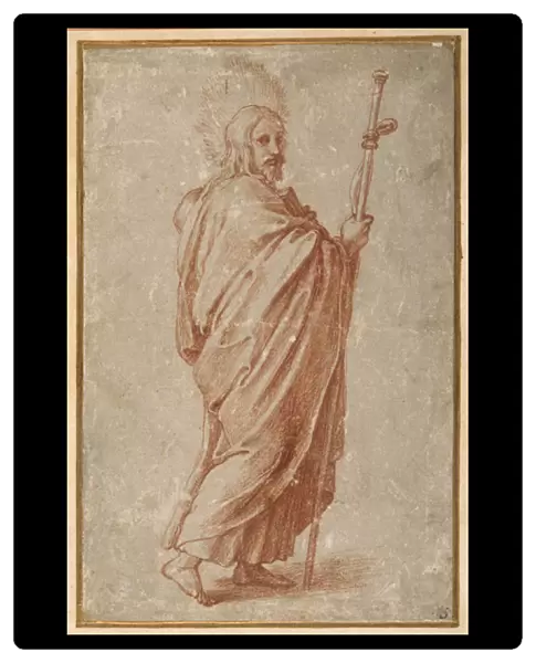 The Twelve Apostles: St. James the Greater, 1518-20 (chalk on paper)