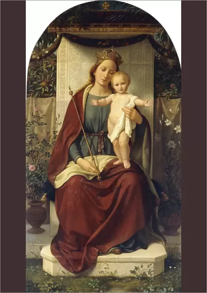 Madonna and Child (oil on panel)