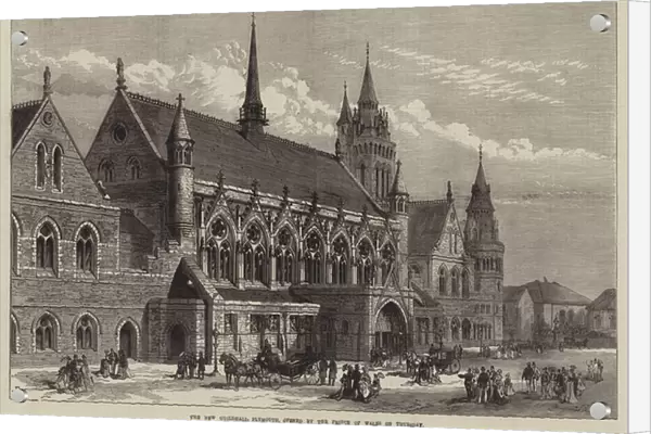 The New Guildhall, Plymouth, opened by the Prince of Wales on Thursday (engraving)