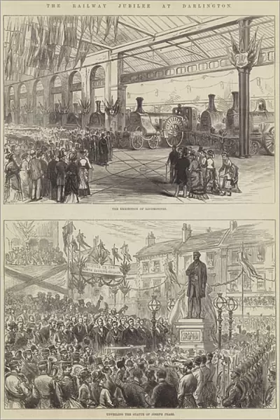 The Railway Jubilee at Darlington (engraving)