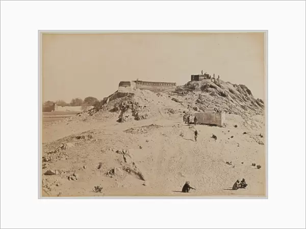 Pipers Hill and Picquet House, Jellalabad, 1879 circa (b  /  w photo)