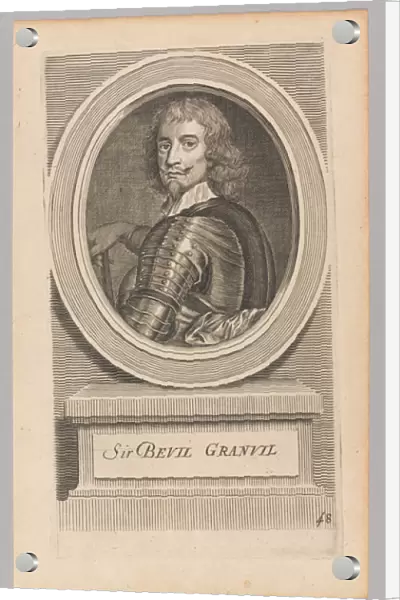 Sir Bevil Granvil, 1643 (c). (line engraving)