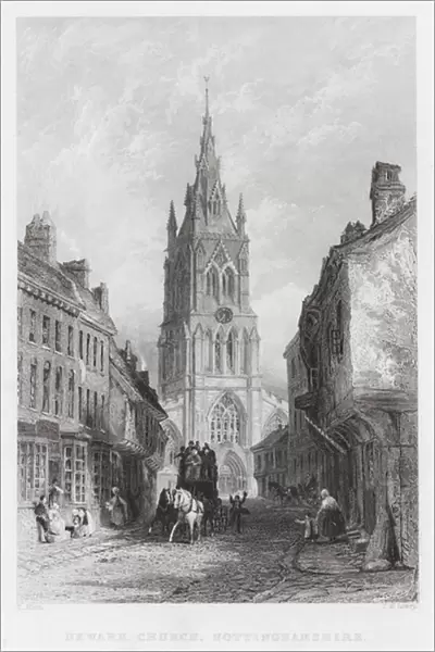 Newark Church, Nottinghamshire (engraving)
