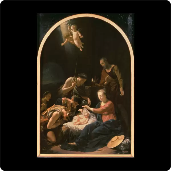 Adoration of the Shepherds, 1703 (oil on panel)