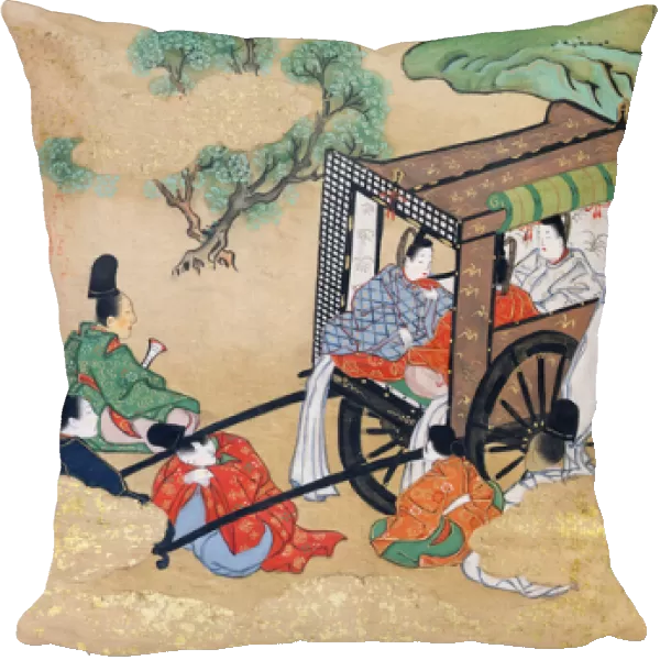 The Monk Shogakus Servants Resting (w  /  c on paper)