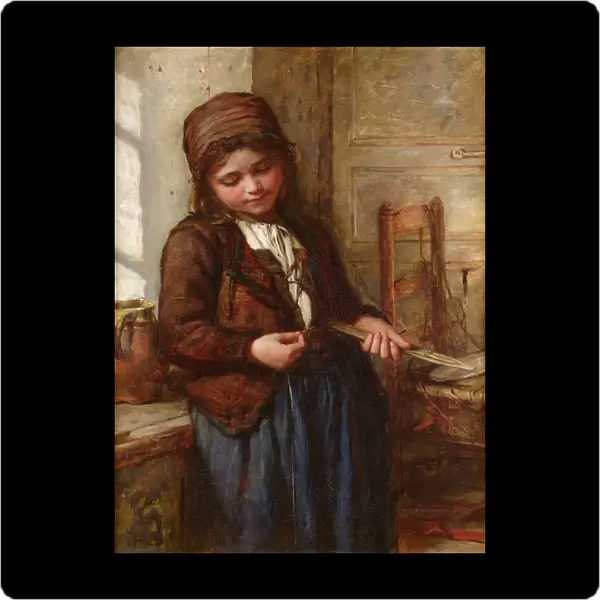A Boulogne Fish Girl, 1866 (oil on canvas)