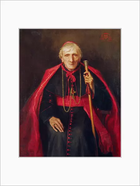 Portrait of John Henry Newman (1801-1890) 1889 (oil on canvas)