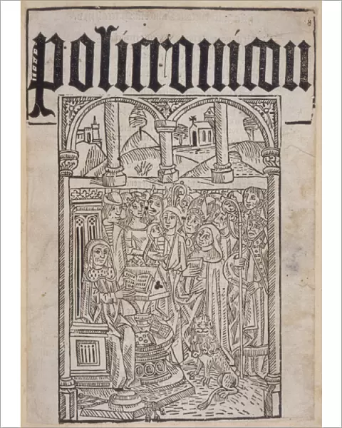 Title Page from the Polychronicon by Ranulf Higden (d