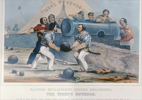 The Tigers Revenge, sailors encampment before Sebastopol
