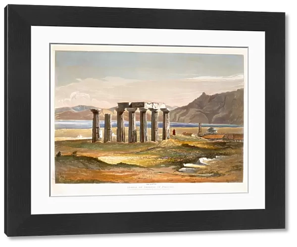 Temple of Neptune at Corinth, from Select Views of the Remains of Ancient Monuments In