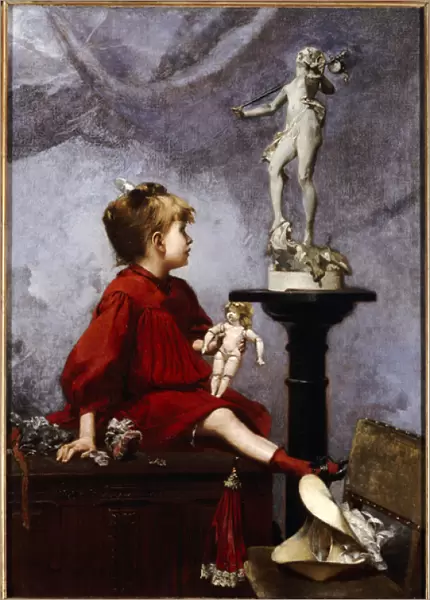 The Doll (oil on canvas)