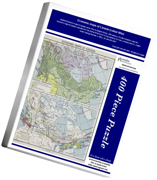 Economic maps of Canada (colour litho)