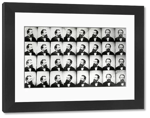 Multiple Portraits of a Man (ferrotype)