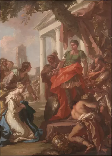 The Continence of Scipio, c. 1710 (oil on canvas)
