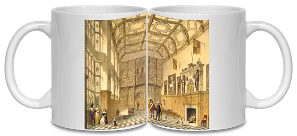 The Great Hall, Hatfield, Berkshire, 1600, illustration from