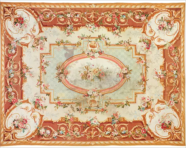 Aubusson carpet, last quarter of the 19th century (textile)