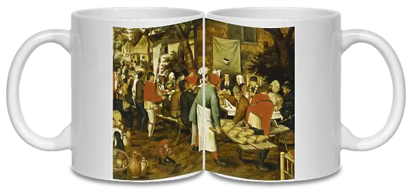 A Peasant Wedding Feast, 1630 (oil on panel)