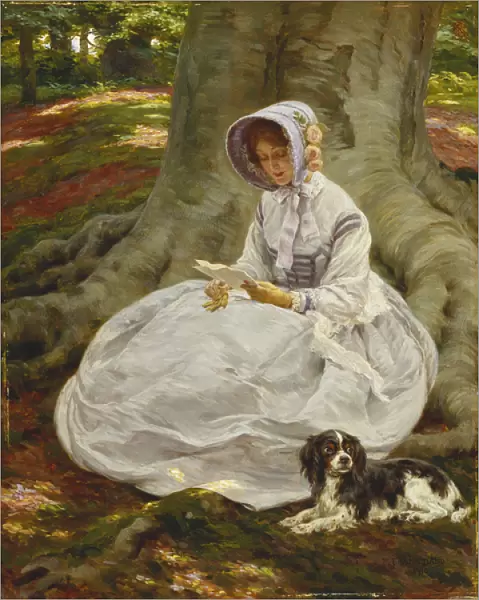 The Letter, 1910 (oil on panel)