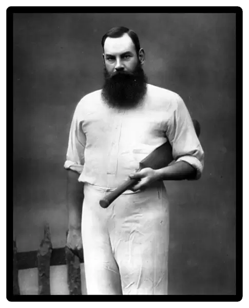 William Gilbert Grace, 1888 (b  /  w photo)