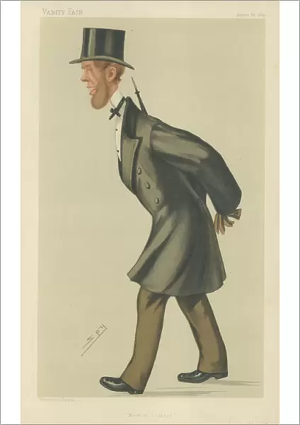 The Honourable George Charles Brodrick (colour litho)