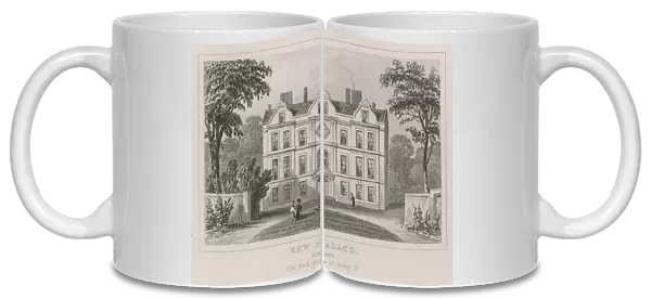Kew Palace, Surrey - the birth place of George IV (engraving)