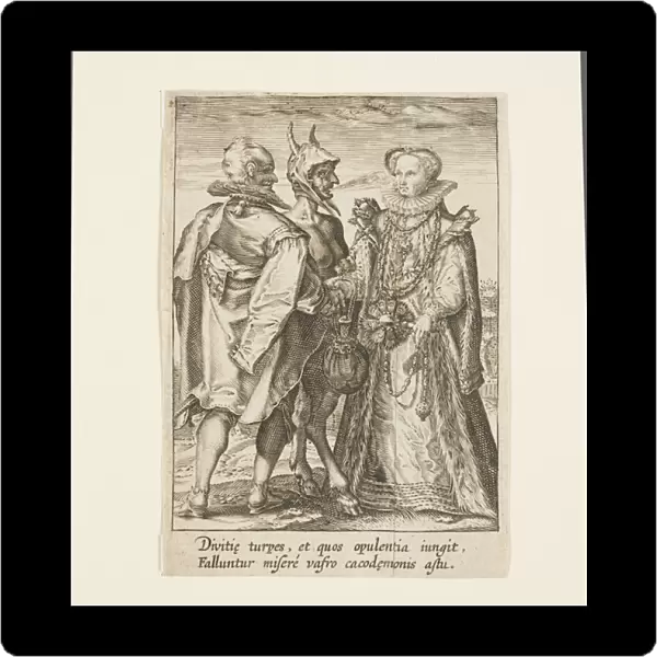 A Marriage Founded on Wealth, Which is the Work of the Devil (engraving)