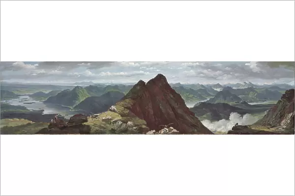 View of Loch Lomond (oil on canvas)