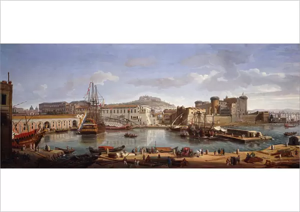 The Darsena, Naples, c. 1702 (oil on canvas)