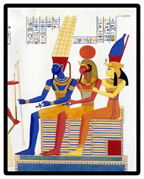 Amon - re, Ptah, Mut - in 'Monuments of Egypt and Upper Nubia'