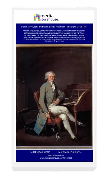 French Revolution: 'Portrait en pied de Maximilien Robespierre (1758-1794