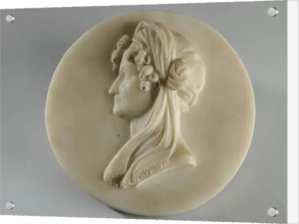 Medallion Portrait of Mrs Elizabeth Gott, 1835 (marble)