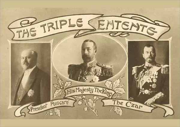 The Triple Entente (b  /  w photo)