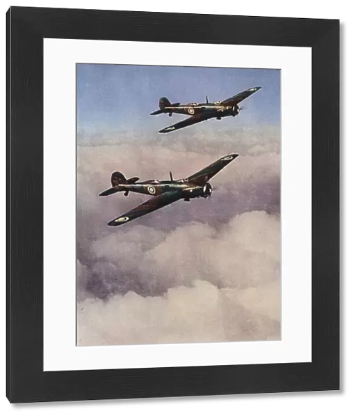 Vickers Wellesley long-range bombers (colour litho)