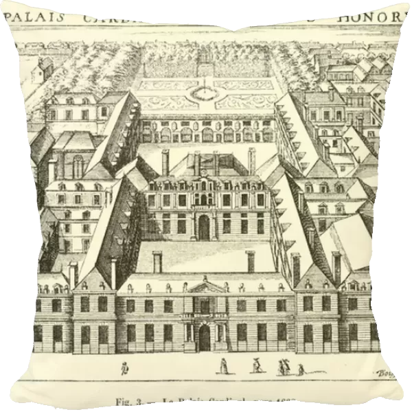 Le Palais-Cardinal, vers 1638 (engraving)